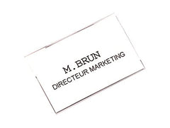 FELLOWES badge-pvc transparent 56x92mm x 50pk