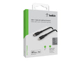 BELKIN BOOST CHARGE USB-C to Lightning Cable Braided 2M Black