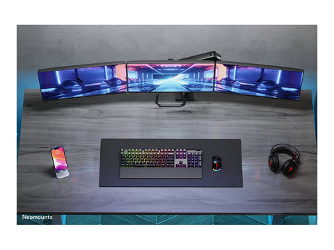 NEOMOUNTS NM-D775DX3BLACK Support décran à fixer 17-27p - ressort à gaz - Topfix - arrêt 180