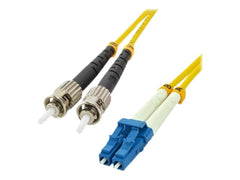 MCL ST/LC duplex singlemode 9/125 OS2 optical fiber - 20m