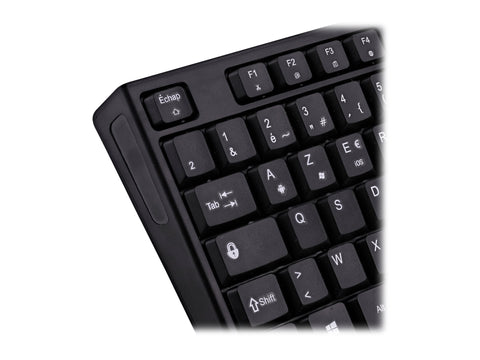 TNB CLASSY Rechargeable wireless keyboard Bluetooth + USB-A 2.4Ghz AZERTY (FR)