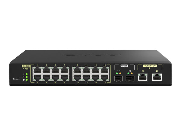 QNAP QSW-M2116P-2T2S 8port 2.5Gbps 2port 10Gbps SFP+ web managed switch