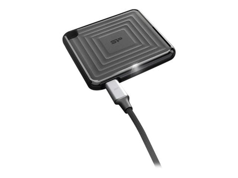 SILICON POWER External SSD PC60 480Go USB 3.2 540/500 Mo/s Black