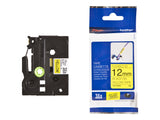 BROTHER P-TOUCH TZE-FX631 noir sur jaune  12mm