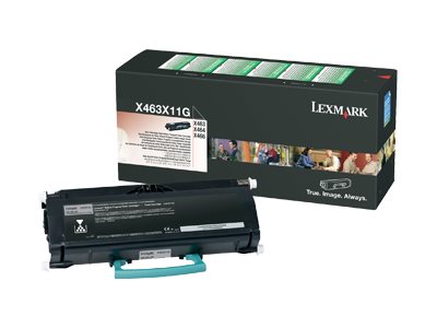 LEXMARK X463, X464, X466 cartouche de toner noir haute capacité 15.000 pages pack de 1 retour programme