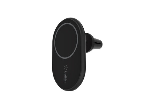 BELKIN BOOST CHARGE Magnetic wireless Car Vent Mount + Car Charger CLA Black