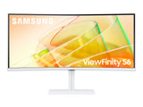 SAMSUNG S34C650T 34p 21:9 Curved 1000R 3440x1440 VA-LED 100Hz HDR10 DP/HDMI/TBT4 90Watt LAN White HAS Speaker VESA HDMI/DP/USB-C
