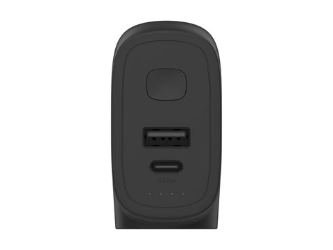 BELKIN Hybrid Wall Travel Charger 25w + 5k Power Bank UK EU US AU Black