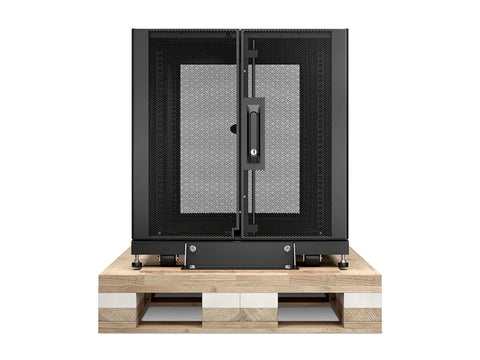 APC NetShelter SX 12U Server Rack Enclosure 600mm x 900mm w/ Sides Black Shock Packaging