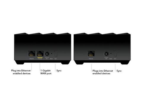 NETGEAR Nighthawk Mesh WiFi 6 System With Satellite x2 MK73S