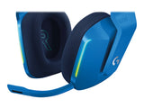 LOGITECH G G733 LIGHTSPEED Wireless RGB Gaming Headset Headset full size 2.4 GHz wireless blue