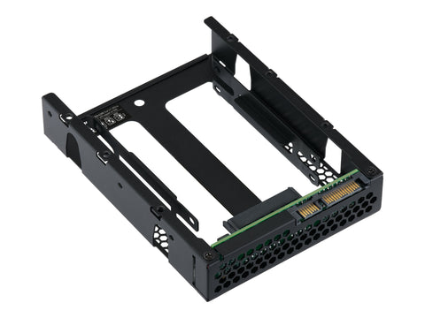 QNAP 3.5p SATA to dual 2.5p SATA drive adapter up to 9.5mm 2.5p drive height support HW RAID 0/1 JBOD Individual disk modes