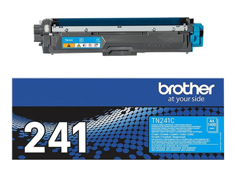 BROTHER TN241C HL-3140CW/3150CDW/3170CDW cartouche de toner cyan capacité standard 1.400 pages pack de 1