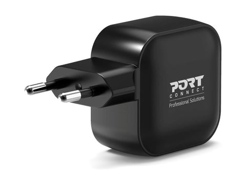PORT DESIGNS Wall Charger Type-C PD 35W GaN + CtoC Cable 2m - EU