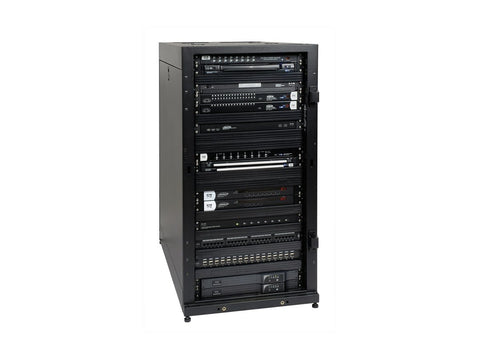 EATON TRIPPLITE 25U SmartRack Standard-Depth Half-Height Server Rack Enclosure Doors and Side Panels