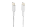 BELKIN USB-C to USB-C Braided PVC White 2m Twin Pack