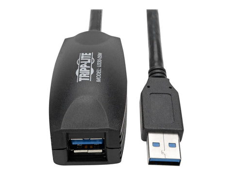 EATON TRIPPLITE USB 3.0 SuperSpeed Active Extension Repeater Cable A M/F 5M 16.4ft.