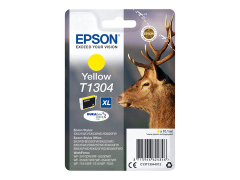 EPSON 1LB T1304 ink cartridge yellow extra high capacity 10.1ml 1-pack blister without alarm - DURABrite Ultra Ink
