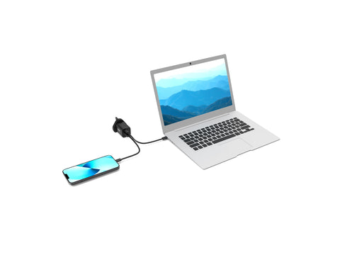 PORT DESIGNS 65W Gan Charger USB-C & USB-A Gallium Nitride Gan Technology More Efficient Smaller Lighter And Less Energy Consuming