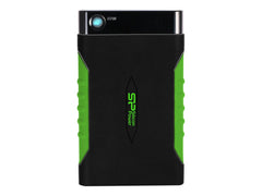SILICON POWER External HDD Armor A15 1To 2.5p USB 3.2 Black & Green Anti-shock MIL-STD 810F Method 516.5 Procedure IV LED light