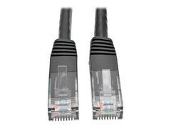 EATON TRIPPLITE Cat6 Gigabit Molded UTP Ethernet Cable RJ45 M/M Black 1 ft. 0.31 m