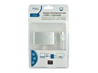 MCL Adaptateur en câble Mini DisplayPort mâle / 1 xHDMI + 1 xVGA femelle