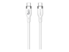 TARGUS HYPER 2M Silicone 240W USB-C Charging Cable - White