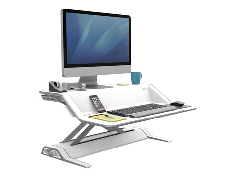 FELLOWES plate-forme assis-debout lotus - blanc