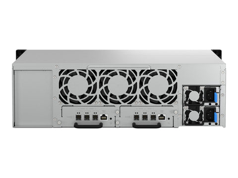 QNAP TL-R1620Sdc 16-bay 3U rackmount SAS 12Gbps JBOD expansion enclosure with SAS expander 12Gbps SAS/SATA 6Gbps drives