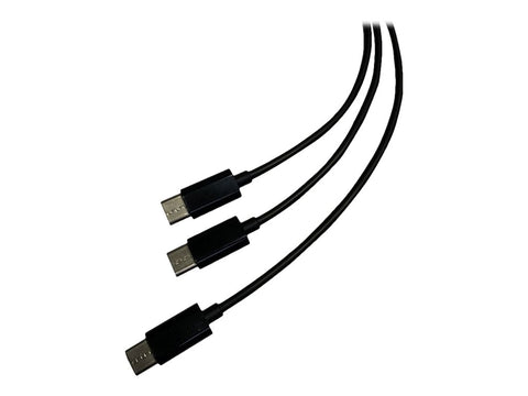 STEELPLAY Cable Dual Play & Charge Pour Manettes Noir PS5