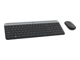 LOGITECH Slim Wireless Keyboard and Mouse Combo MK470 - GRAPHITE - FRA - CENTRAL