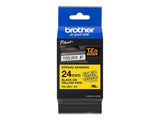 BROTHER P-TOUCH TZE-S651 noir sur jaune  24mm extra gluey