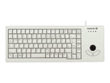 CHERRY XS Trackball Keyboard corded USB lightgrey (DE)