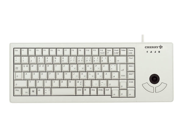 CHERRY XS Trackball Keyboard corded USB lightgrey (DE)