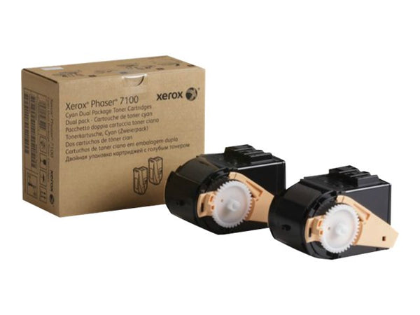 XEROX 7100 toner cyan capacité standard 2x4.500 pages pack de 2