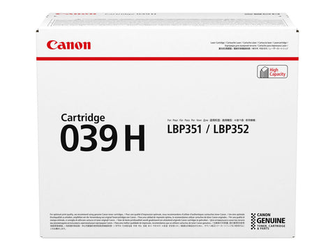 CANON CRG039H toner high capacity yield 25.000