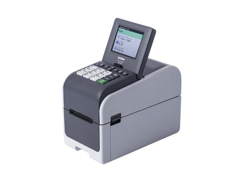 BROTHER 2p label printer USB connection 203dpi Ethernet Possible battery LCD screen Bluetooth Wi-Fi touch screen
