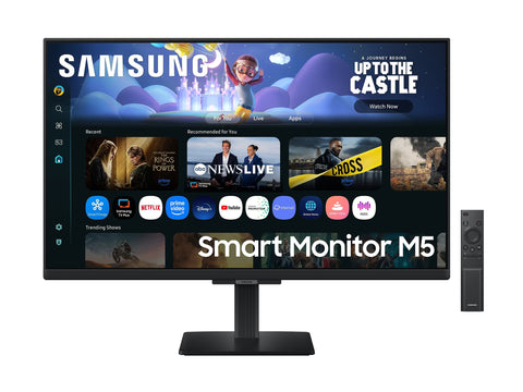 SAMSUNG LS27FM500EUXEN 27p FHD Smart Monitor M50F IPS Panel 60Hz Game Mode Eye Saver Mode & Flicker Free 2x HDMI