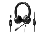 PORT DESIGNS Headset Comfort Office USB + Mic