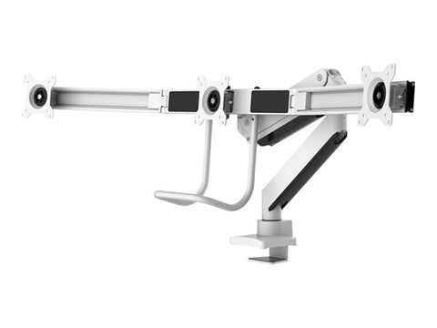 NEOMOUNTS NM-D775DX3WHITE Support décran à fixer 17-27p - ressort à gaz - Topfix - arrêt 180