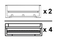 LENOVO 2m NVIDIA NDRx2 OSFP800 to 4x NDR200 QSFP112 Passive Copper Splitter Cable