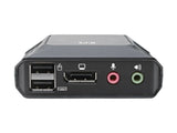 EATON TRIPPLITE Commutateur KVM 2 ports DisplayPort 1.1/USB avec audio/vidéo câbles intégrés partage de périphériques USB