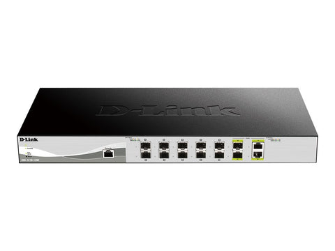 D-LINK Smart+ L2+ 10port 10GbE SFP+ & 2port Multigigabit Copper/SFP+ 100M/1G/2.5G/5G/10G