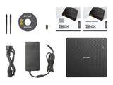 ZOTAC ZBOX QCM7T3000 Barebone Intel Core i7-10750H 2xDDR4-2933/2666 SODIMM Slot max 64Go M.2 SSD PCIE x4/SATA III SSD Slot 2242/2280