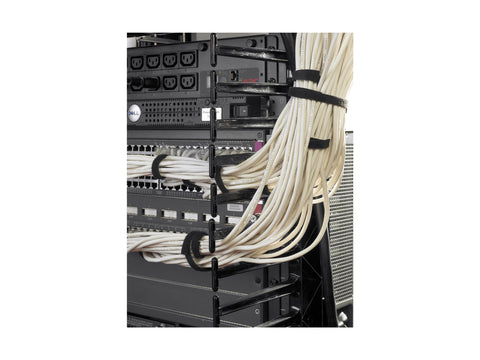 APC ValueLine Vertical Cable Manag 2 and 4 Post Racks 96p H X 12inch W Single-Sided with Door