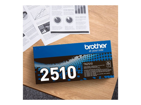 BROTHER TN2510 Black Toner Cartridge ISO Yield up to 1.200 pages
