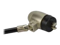 MCL Antivol double tête en câble à encoche système à clef 1.80m + 0.40m