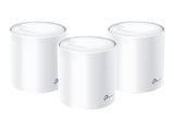 TP-LINK Deco X60 AX3000 Wi-Fi 6 Whole-Home Mesh System 3-pack Quad-core CPU 2x GE RJ45 4x int.antennas MU-MIMO
