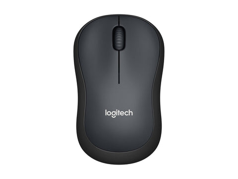 LOGITECH M220 Silent Mouse optical 3 buttons wireless 2.4 GHz USB wireless receiver charcoal