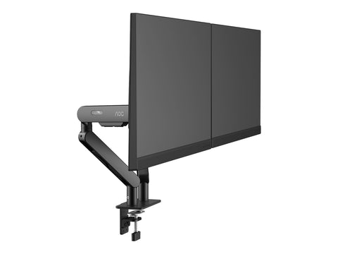 AOC AM420 bras pour - pour 2 écrans LCD / plasma - pour bureau - alliage d'aluminium - noir - Taille d'écran :17"-34"